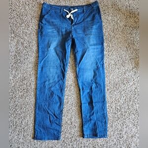 Blue Casual Pants with Drawstring | Good Wear Club 2XL